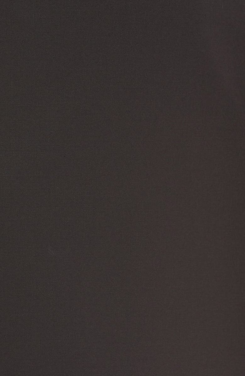 BOSS Vilea Tropical Stretch Wool Pencil Skirt, Alternate, color, Black