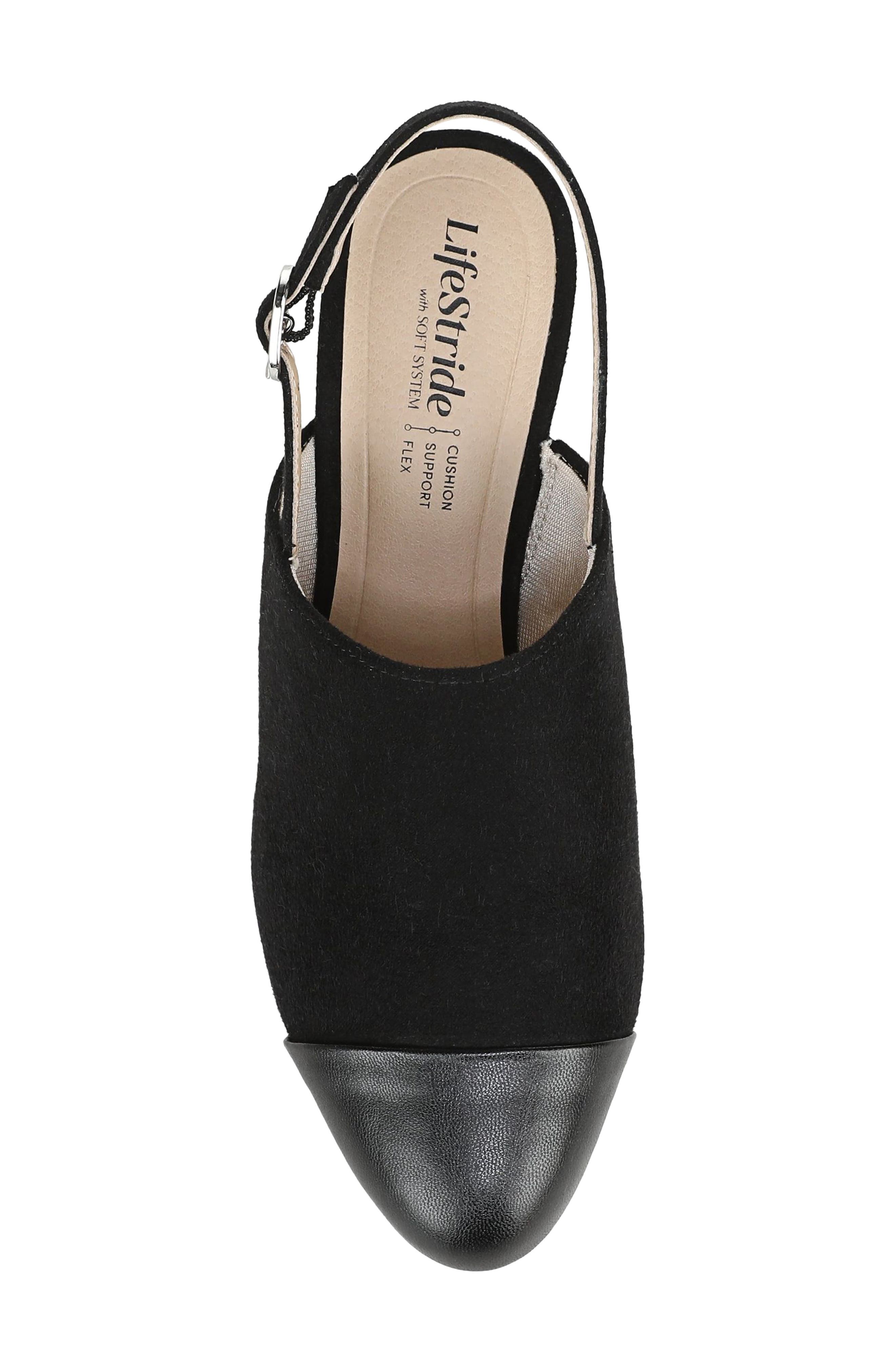 Tessa Slingback Pump, Alternate, color, BLACK