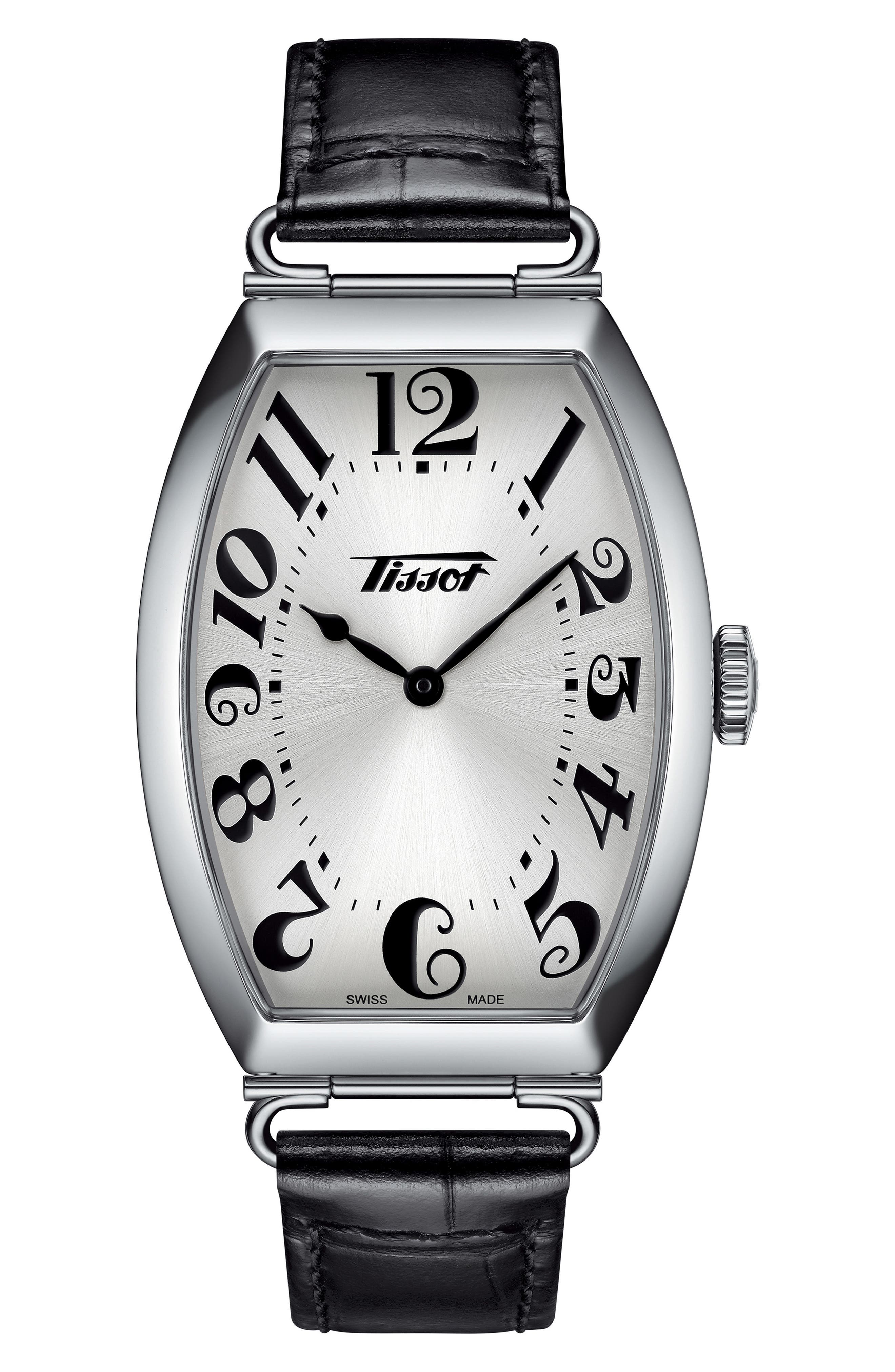 Tissot Heritage Porto Swiss Quartz Leather Strap Watch, 21mm