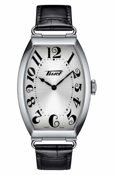 Tissot Heritage Porto Swiss Quartz Leather Strap Watch, 21mm