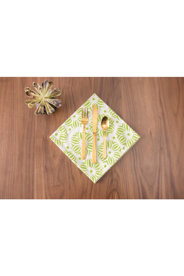 Midge Citron Napkin Set of 4, Alternate, color, Yellow