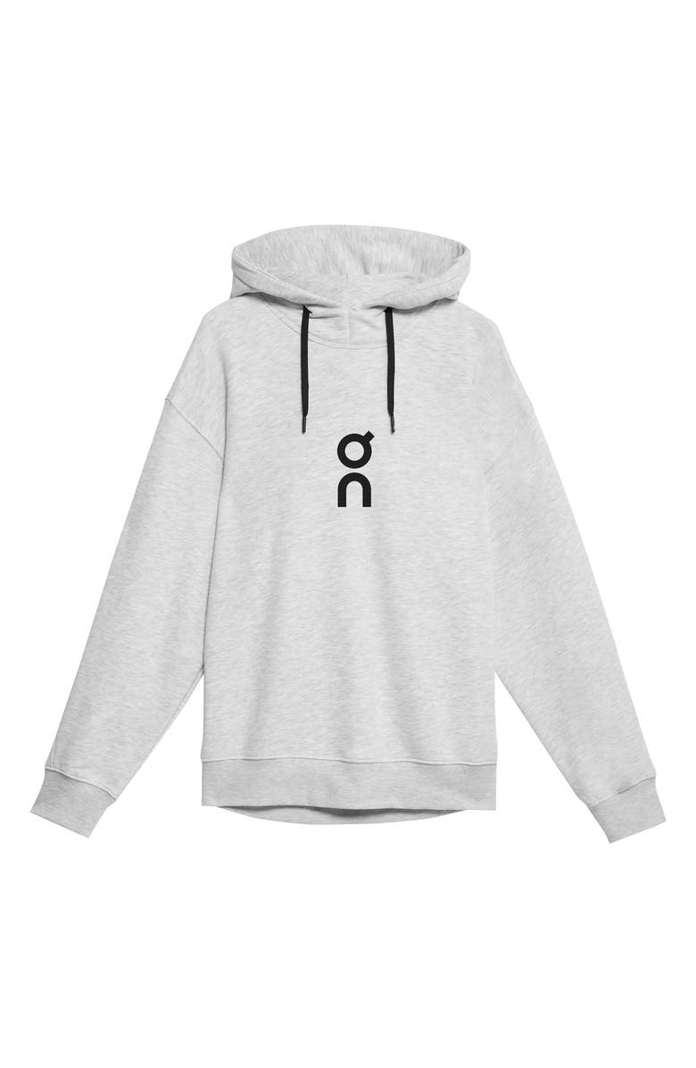 On Club Oversize Organic Cotton Blend Hoodie, Alternate, color, Crater