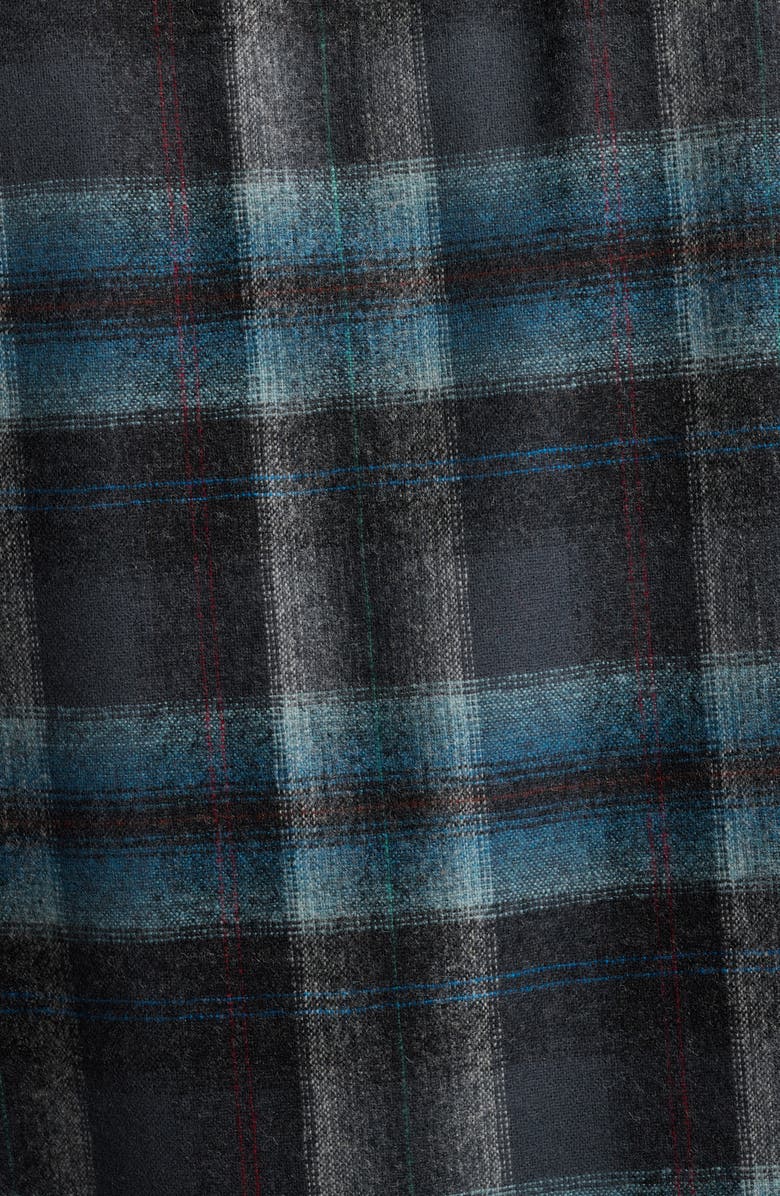 Pendleton Board Plaid Wool Flannel Shirt, Alternate, color, 