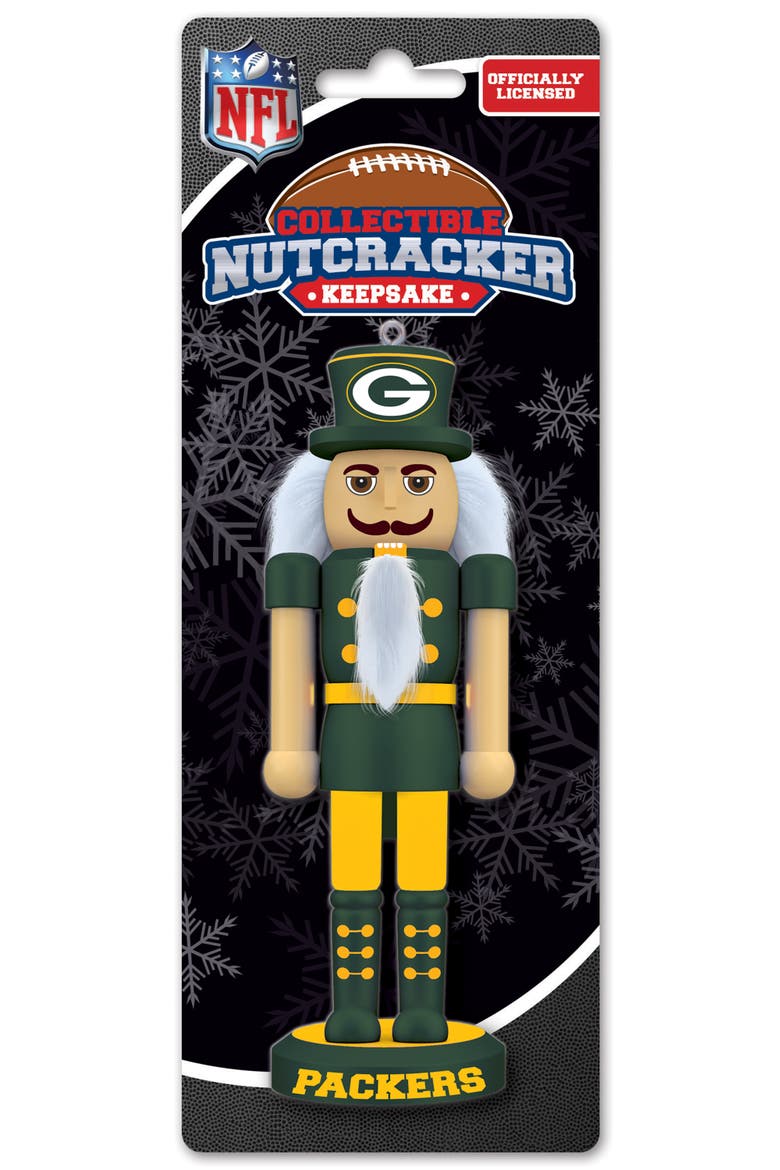 Green Bay Packers Keepsake Nutcracker, Alternate, color, Multicolor