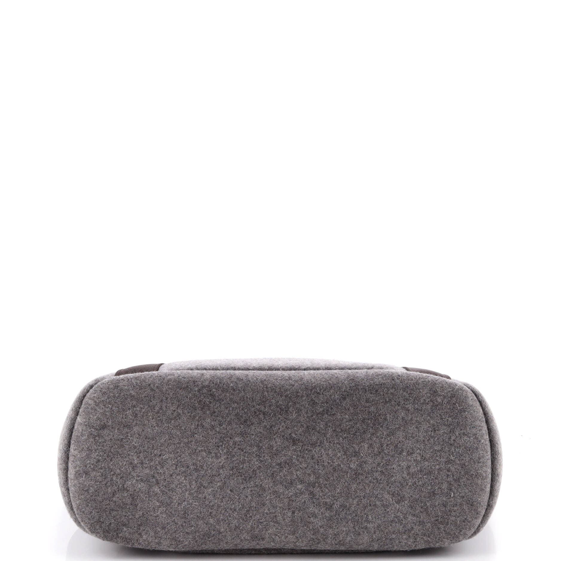 Sac De Pansage Groom Handbag Felt, Alternate, color, Grey