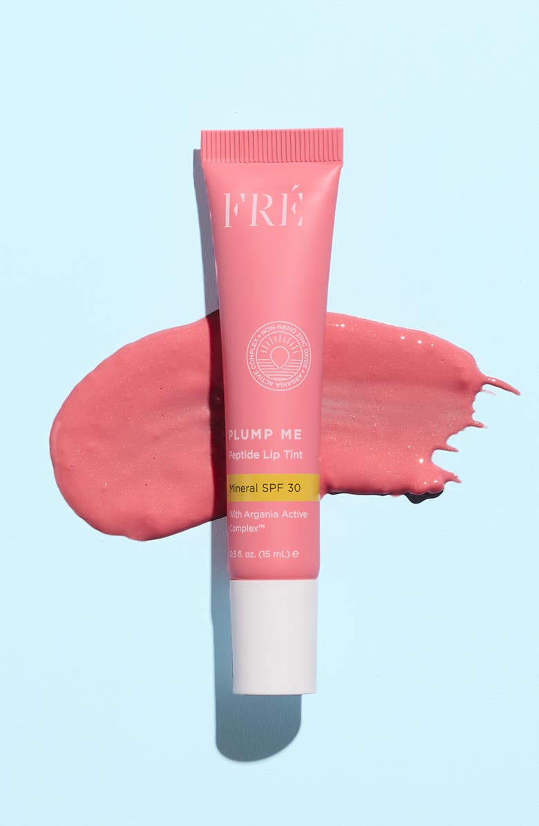 FRÉ Skincare PLUMP ME Peptide Lip Tint Mineral SPF 30, Alternate, color, Pampelonne (Baby Pink)