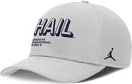 Jordan Brand Men's Jordan Brand Gray Michigan Wolverines 2025 Sideline Dust Pinched Rise Adjustable Hat