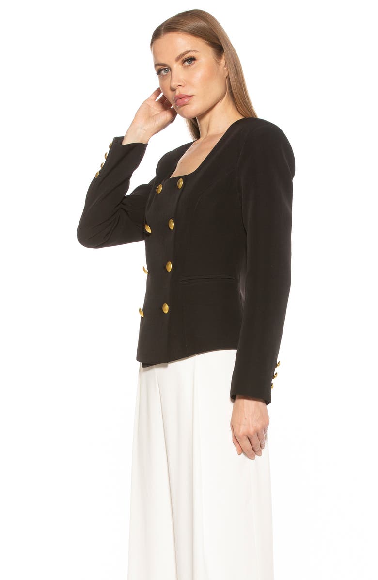 Alexia Admor Jacki Scoop Neck Retro Blazer, Alternate, color,