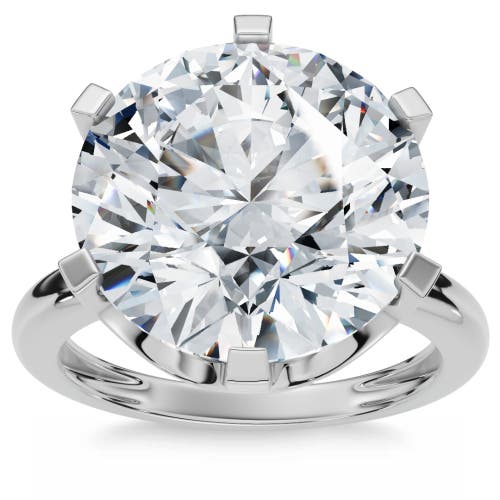 Bliss Diamond Certfied 6ct Diamond Engagement Ring Solitaire 14k Gold Lab Grown In 14k White Gold