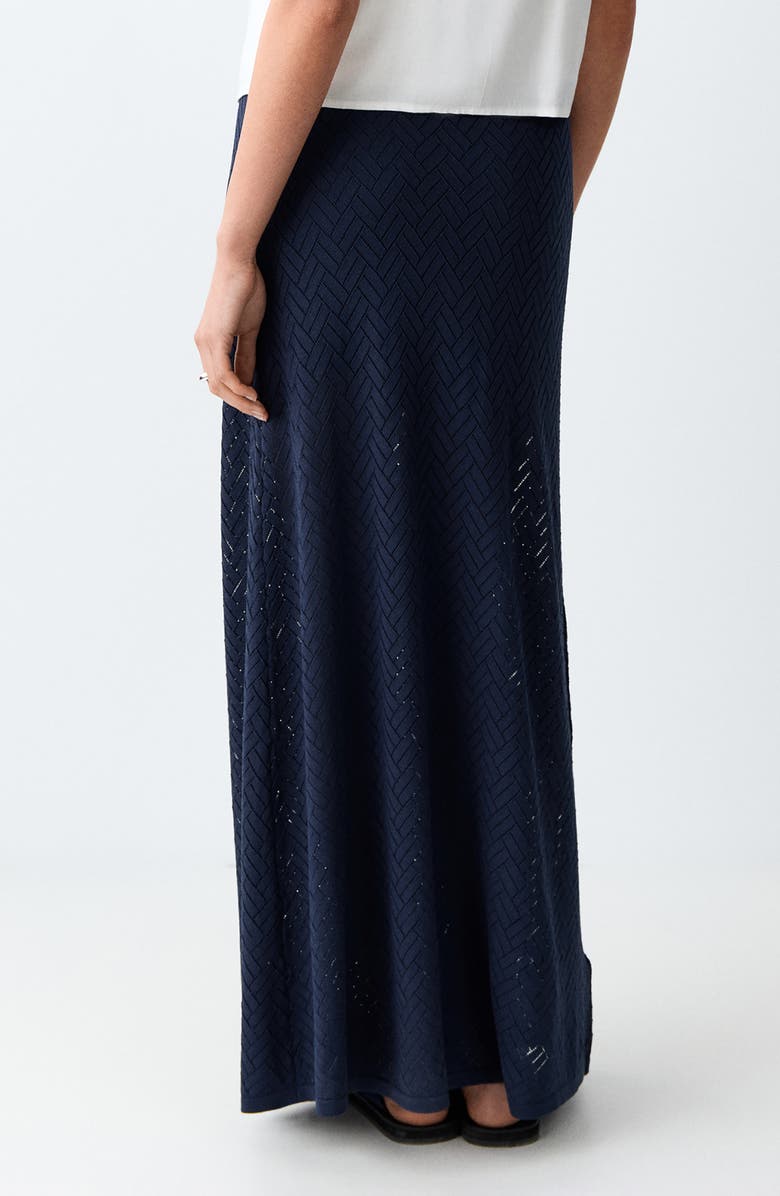 MANGO TEEN Openwork Knit Skirt, Alternate, color,