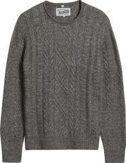Schott NYC Tri-Blend Fisherman Sweater