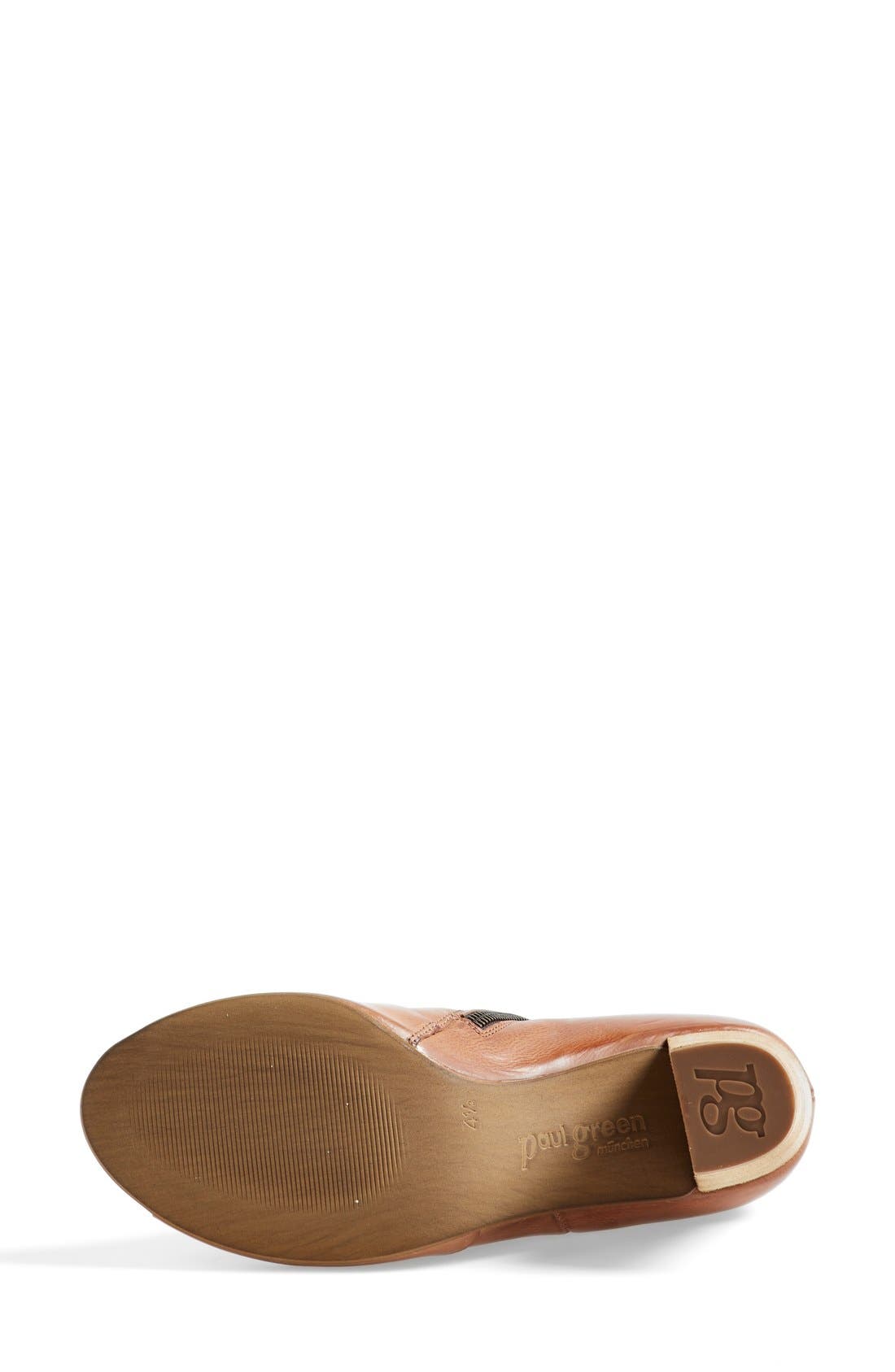 'Bellini' Peep Toe Bootie, Alternate, color, CUOIO LEATHER