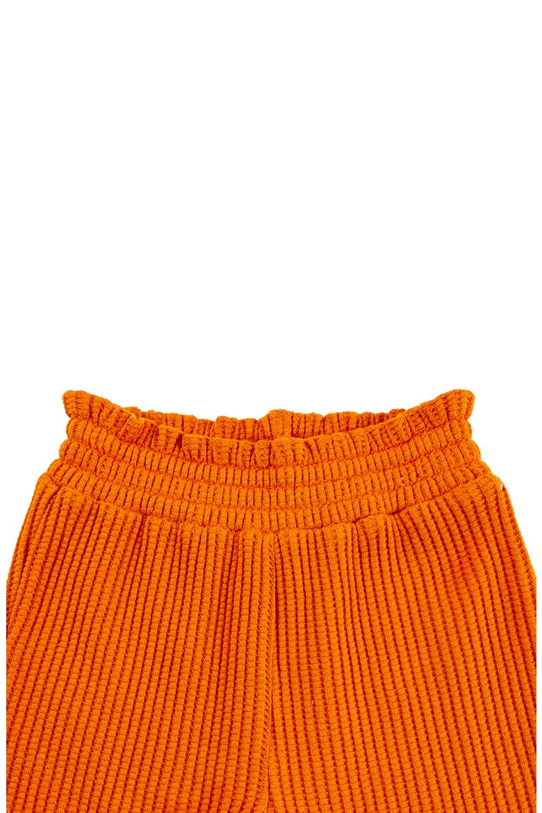 Smocked Hem Top & Pants Set, Alternate, color, RUST