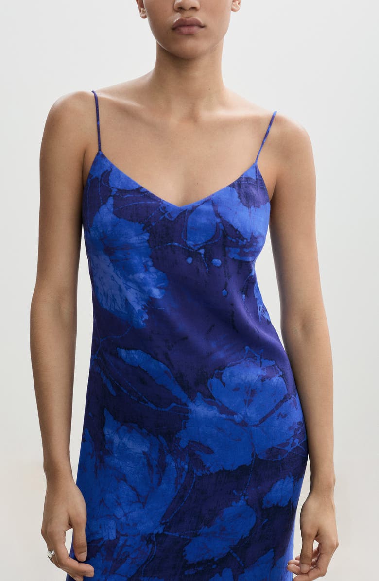 MANGO Tie Dye Print Dress, Alternate, color, 