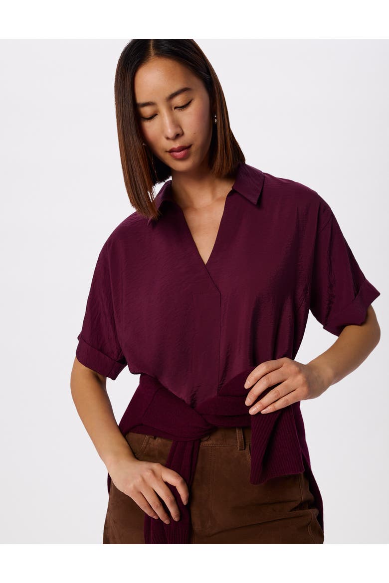 Sasha Relaxed Shirt, Main, color, Fig