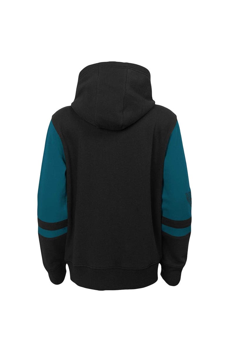 Outerstuff Youth Black Jacksonville Jaguars Colorblock Full-Zip Hoodie, Alternate, color, Black