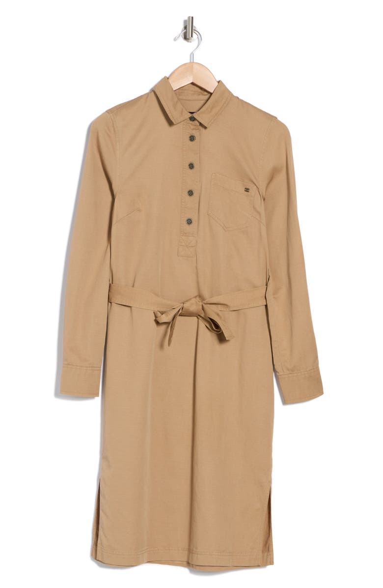Tommy Hilfiger Salon Stretch Pleat Shirtdress, Main, color, 