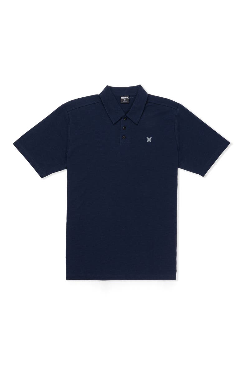 Icon Slub Polo, Alternate, color, OBSIDIAN