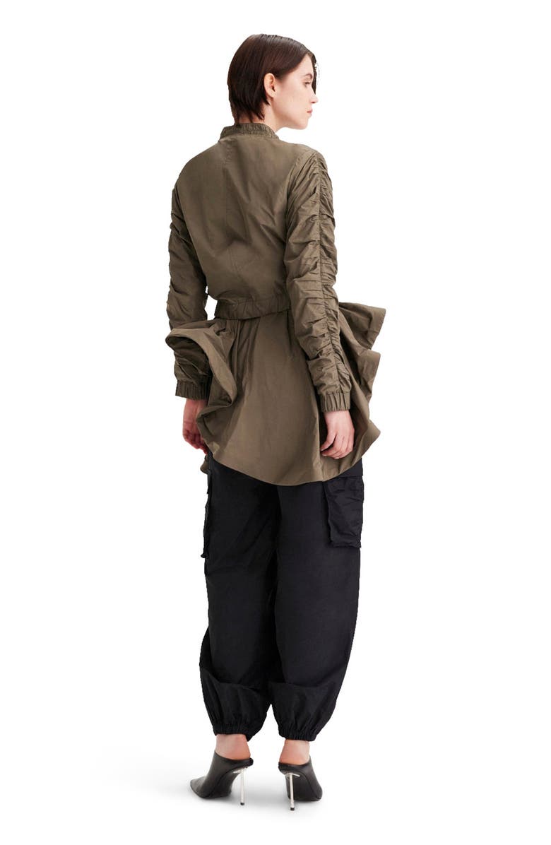 THEO The Label Theia Zip Taffeta Bomber, Alternate, color,