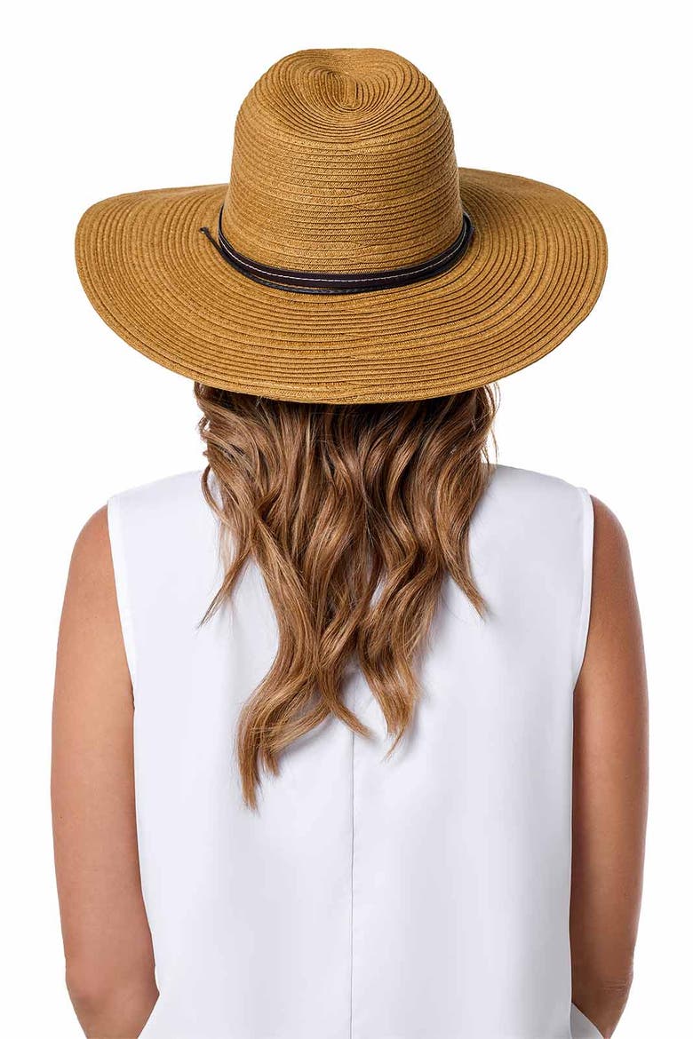 Women's Tempe Sun Hat with Chin Cord, UPF 50+ Sun Protection, Alternate, color, Tan