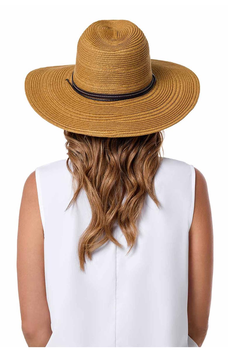 Coolibar Women's Sun Hat with Chin Cord - UPF 50+ Sun Protection - Tempe, Alternate, color, Tan
