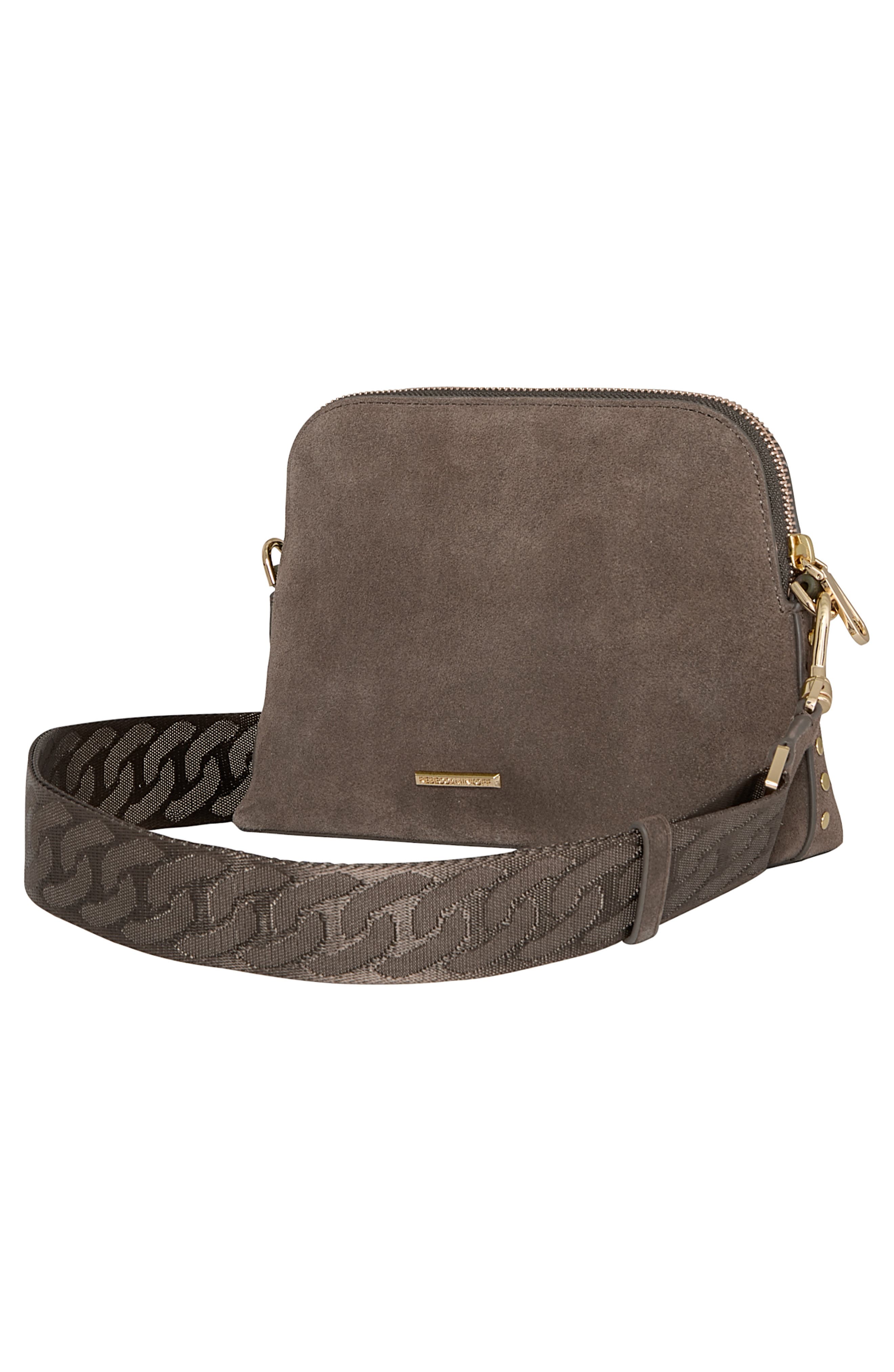 Darren Dome Leather Crossbody Bag, Alternate, color, PORCINI
