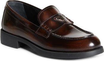 Prada Triangle Logo Loafer (Women) | Nordstrom Prada Triangle Logo Loafer (Women) | Nordstrom