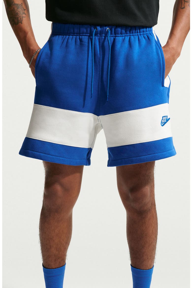 Sportswear Club Fleece Shorts, Alternate, color, GAME ROYAL/ SAIL