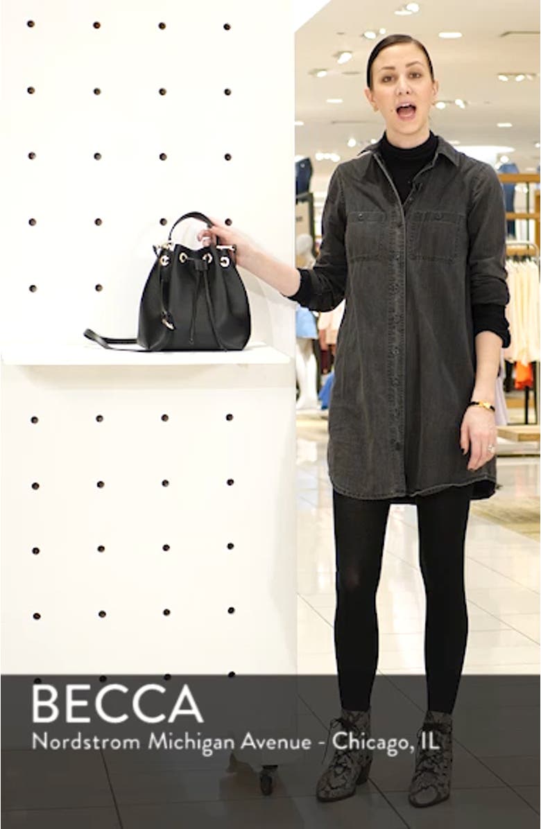 Delilah Leather Bucket Bag, sales video thumbnail