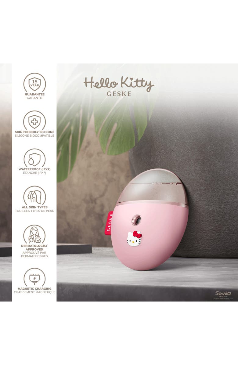 GESKE Hello Kitty SmartAppGuided Facial Hydration Refresher | 4 in 1, Alternate, color, Hello Kitty Pink