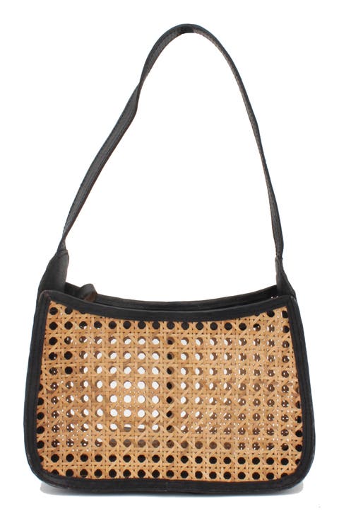 Mewali Rattan Shoulder Bag
