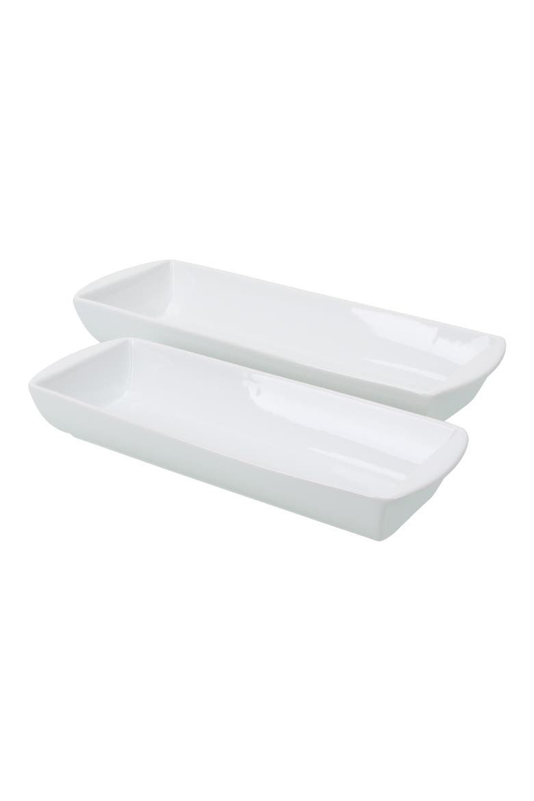 Amar Set of 2 Serving Bowl Set, Main, color, WHITE