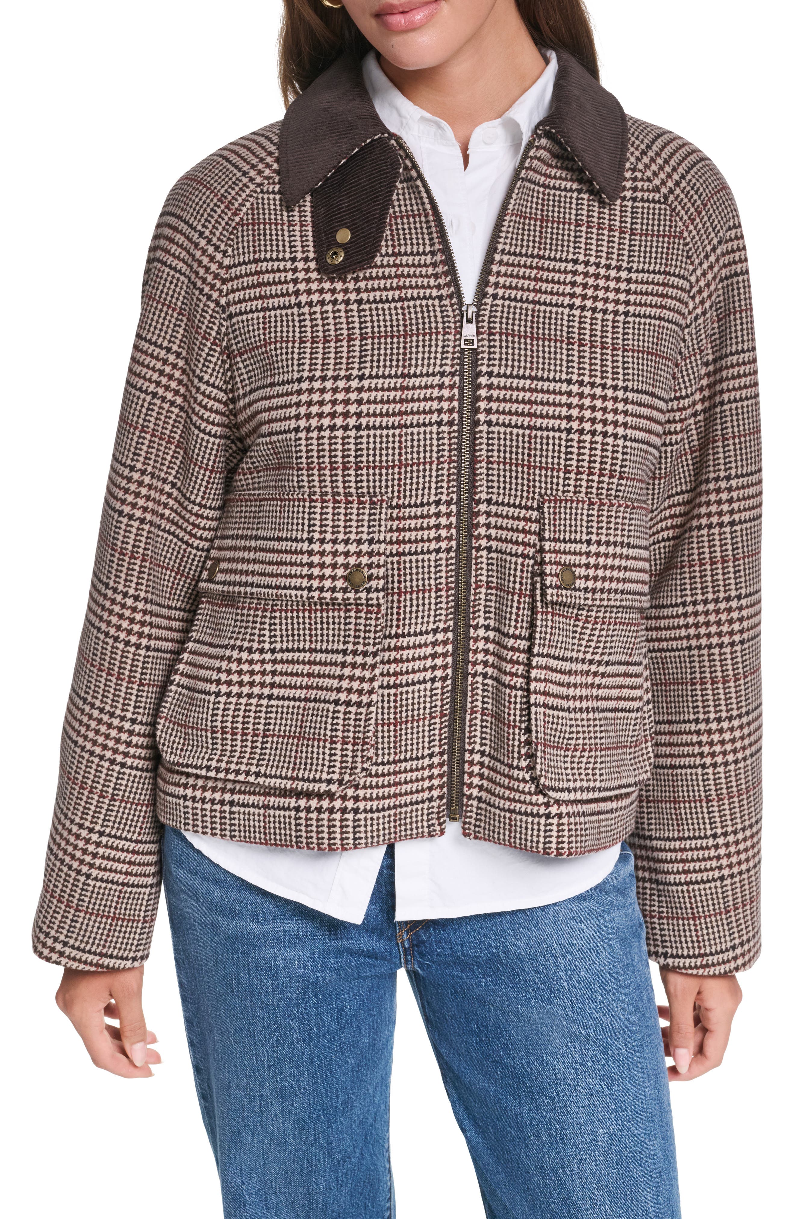 BROWN COMBO REMY PLAID