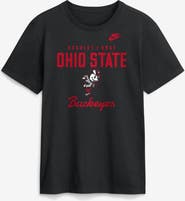 Nike Men's Nike  Black Ohio State Buckeyes Legacy Stacked Established T-Shirt
