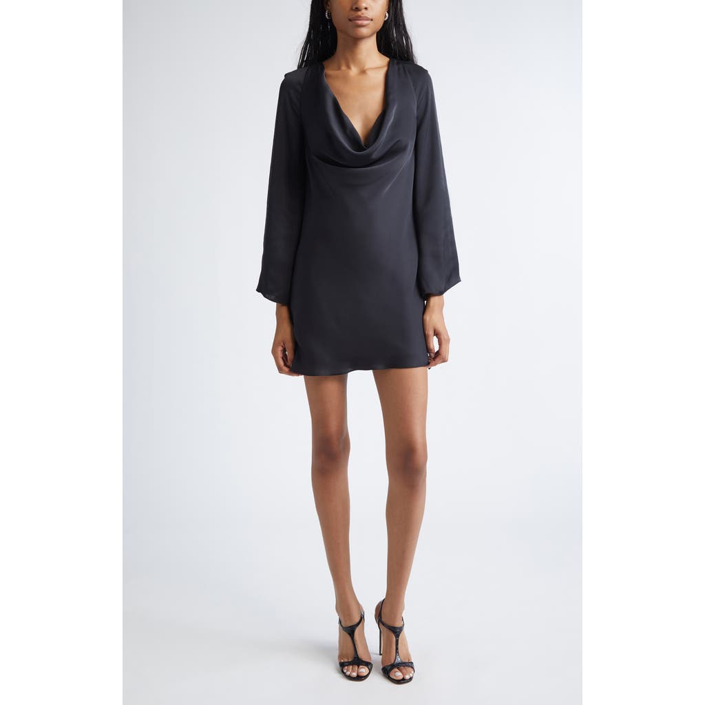 Ramy Brook Florinda Long Sleeve Minidress In Black