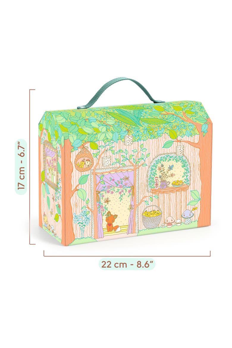 Tinyly Sylvia & Fox House Playset, Alternate, color, MULTI