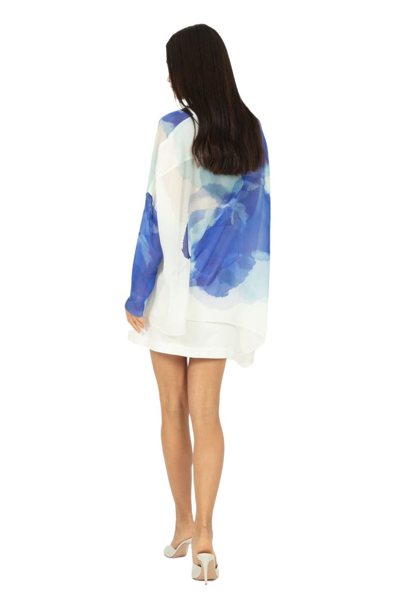 SECRET MISSION Vanna Top, Alternate, color, Azure Morning Glory