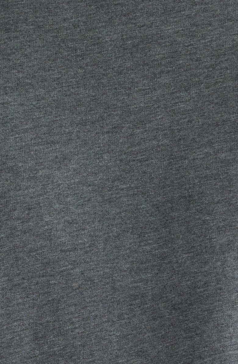 Peter Millar Oasis Cotton Blend Hoodie, Alternate, color, Charcoal