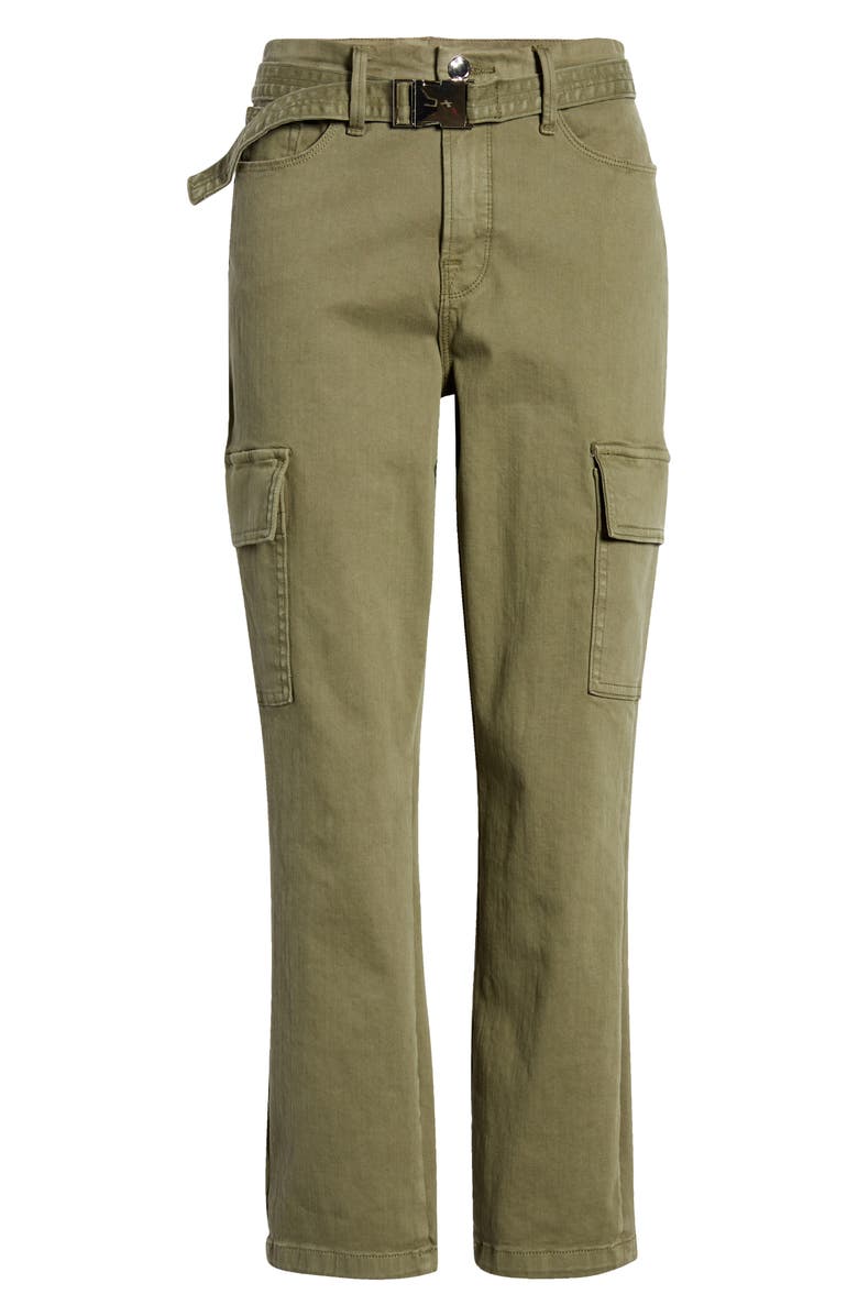 Good American Good Legs Ankle Cargo Pants, Alternate, color, 