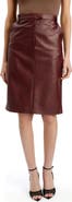 Bardot Phenix Faux Leather Pencil Skirt