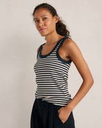 Haven Well Within Organic Cotton Essential Striped Scoop Neck Tank