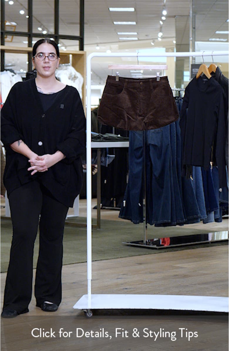 Simona Corduroy Bubble Skirt, sales video thumbnail