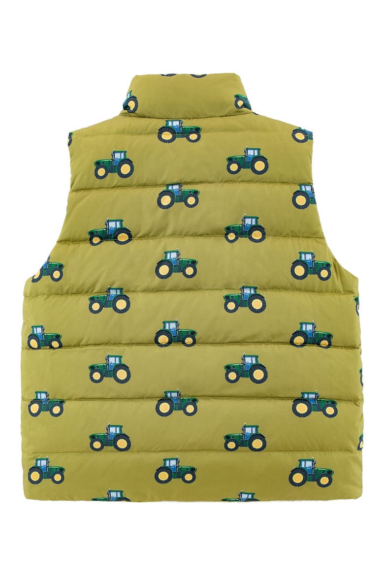 Kids' Casey Reversible Down Puffer Vest, Alternate, color, GREEN