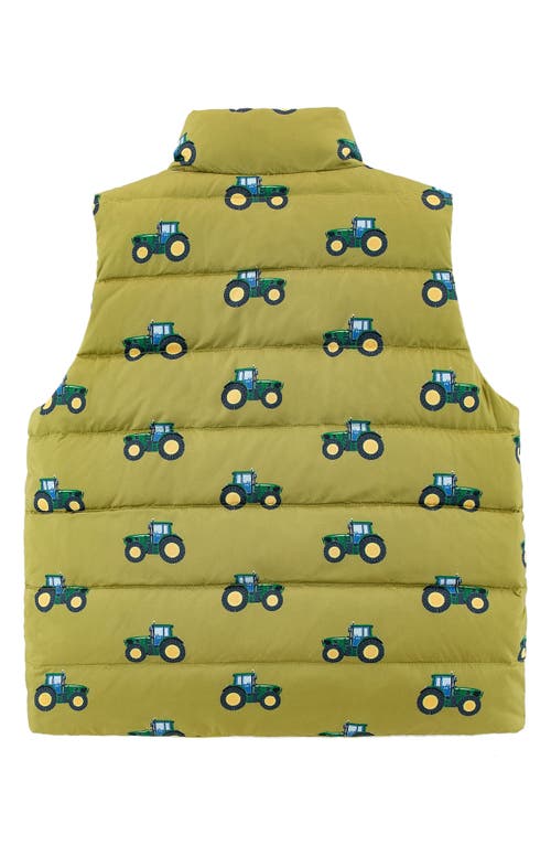Calonie Kids' Casey Reversible Down Puffer Vest In Yellow