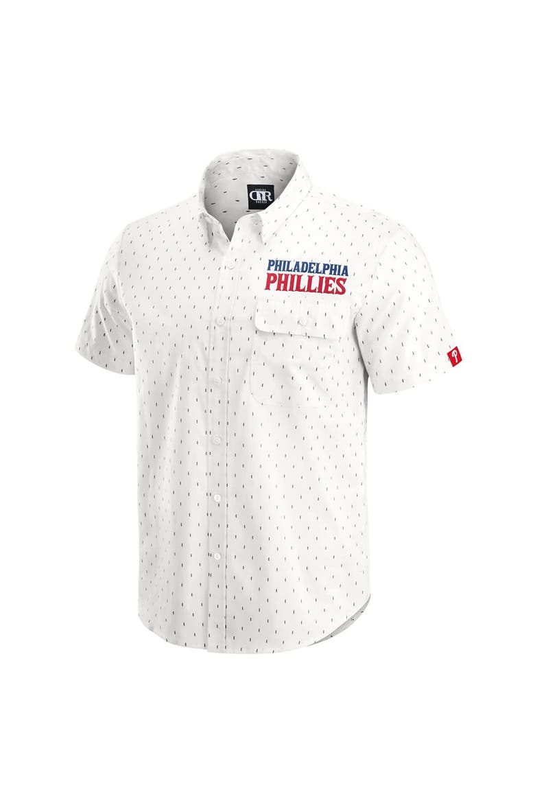 Men's Darius Rucker Collection by Fanatics  Cream Philadelphia Phillies Printed Button-Down Shirt, Alternate, color, Cream