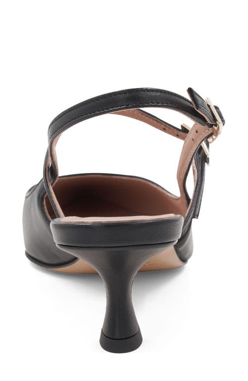 Bruno Magli Luciana Pointed Toe Slingback Pump In Black