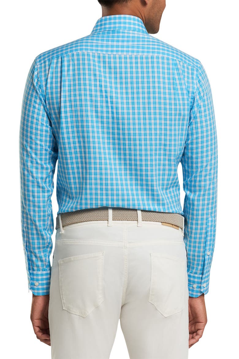 Tides Regular Fit Tattersall Check Button-Down Shirt, Alternate, color, BLEU FRANCAIS