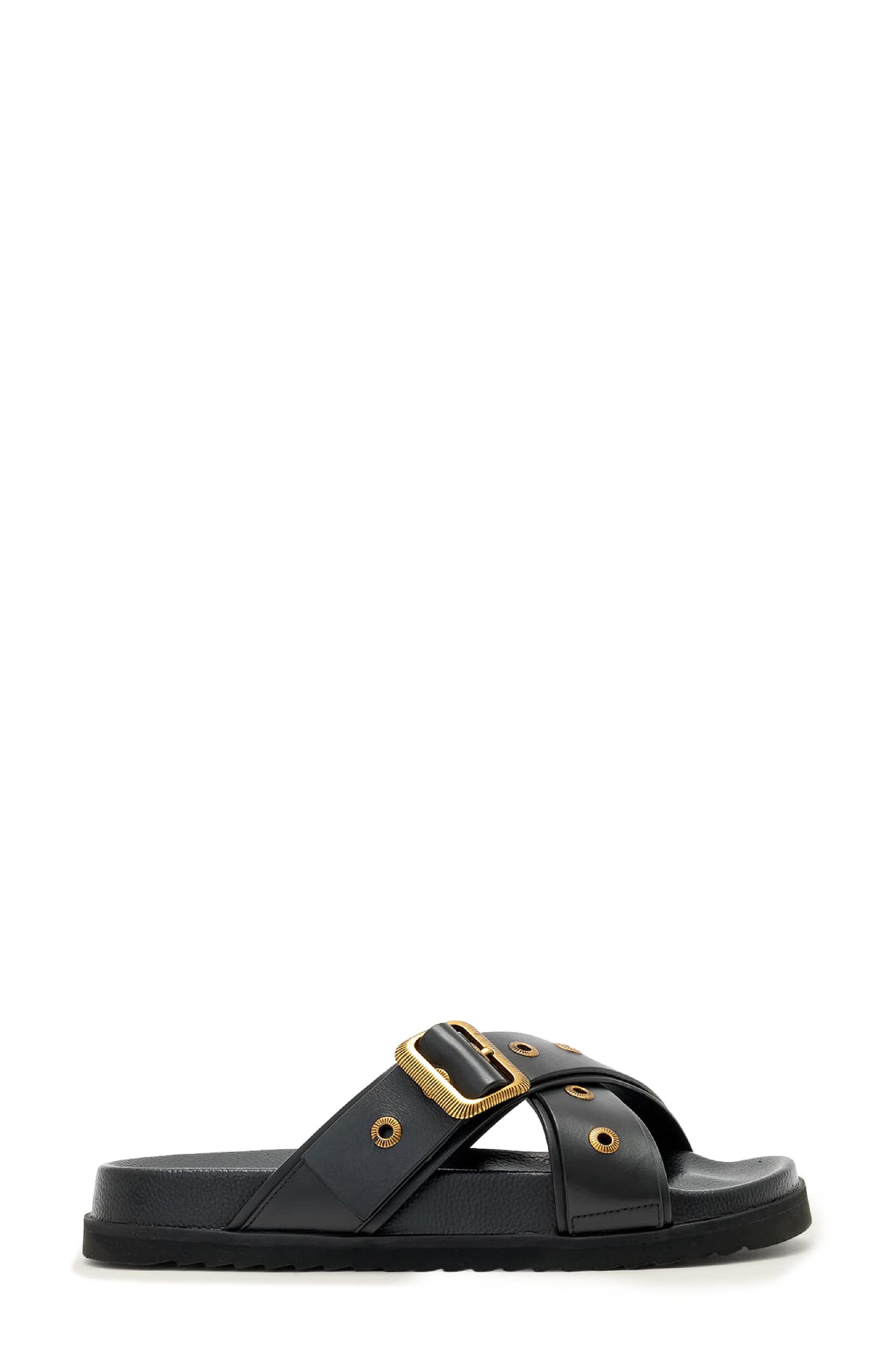 AllSaints Suki Western Sandal, Alternate, color, 
