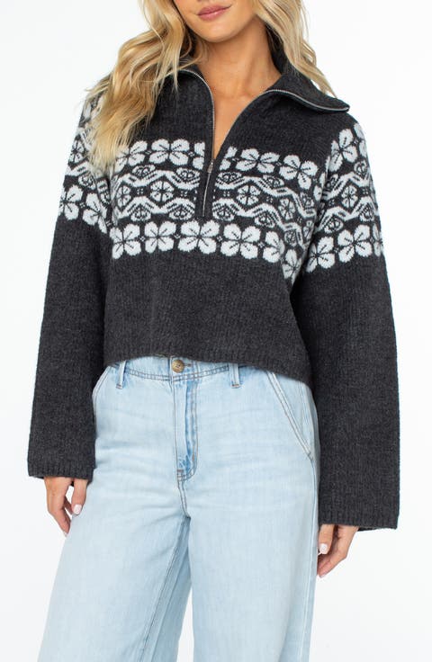 Cedar Grove Quarter Zip Sweater