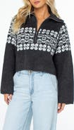 Roxy Cedar Grove Quarter Zip Sweater